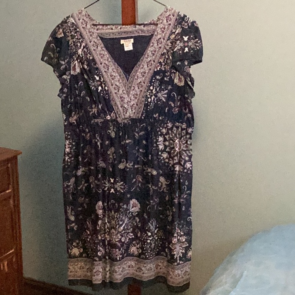 Floral V-Neck Dress